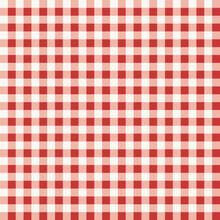 Red White Classic Tablecloth Pattern