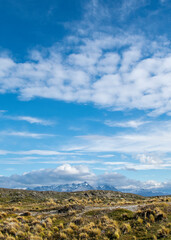 Canvas Print - Tierra del fuego island landscape, argentina