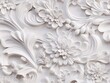 Seamless floral pattern Flowers Royal vintage Victorian Gothic Rococo background