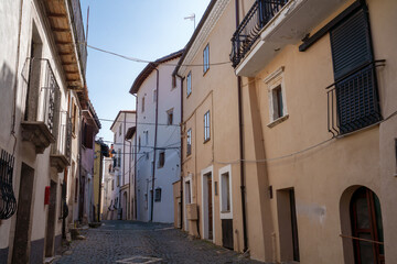 Wall Mural - Ovindoli, old town in Abruzzo, Italy