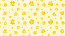 An Orange Slice Pattern Background
