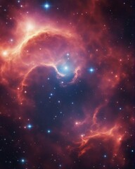Wall Mural - nebula and galaxies in space. abstract cosmos background