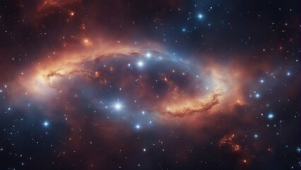 Wall Mural - nebula and galaxies in space. abstract cosmos background