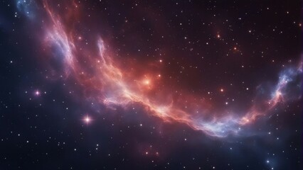 Wall Mural - nebula and galaxies in space. abstract cosmos background