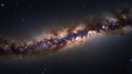 nebula and galaxies in space. abstract cosmos background