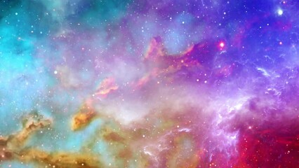 colorful cosmos space galaxy background