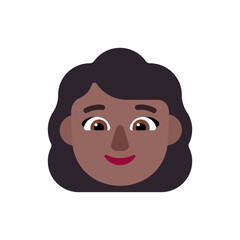 Sticker - Woman: Medium Dark Skin Tone