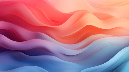 Wall Mural - Contemporary and vibrant fluid gradient background with a colorful abstract design suitable for banner poster presentation and landing page illustrations.