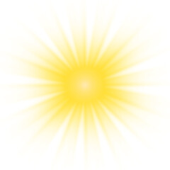Fototapete - Golden star and sparks isolated on transparent background. Transparent yellow flare light effect. Glowing light effects. PNG.