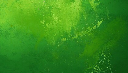 Wall Mural - green background with paint stains and spatter and old vintage grunge texture design elegant rich christmas green color for the holidays