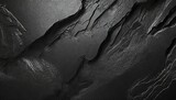Fototapeta  - dark metal wallpaper with rock background the art of abstract black texture