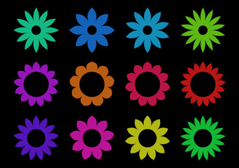 Wall Mural - single flower collection