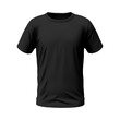 © Olajide - A black mockup t-shirt isolated on a white background