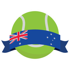 Sticker - australia tennis tournament