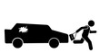 © adi yuhanggana - vector illustration of theft by breaking car glass