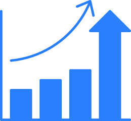 Sticker - diagram chart icon design vector