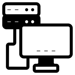 Poster - database connected icon