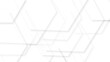 © Mst - Abstract white and gray geometric hexagon shape background. Futuristic technology concept texture. Minimal graphic pattern. Modern gray banner design with space for your text