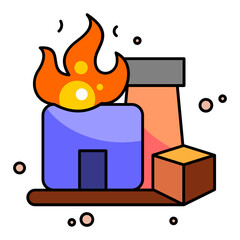 Sticker - Fire Icon