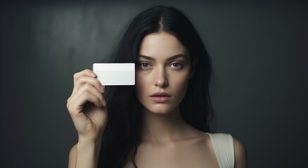 Canvas Print - portrait of a person with a cigarette