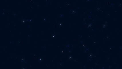 stars in the sky, starry night dark blue background with starlight sparkles twinkling and blinking i