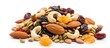 © AkuAku - Trail mix or gorp, a compact snack mix meant for hiking, usually contains granola, dried fruit, nuts, and occasionally candy.