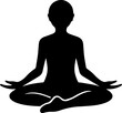 © Allie su  - yoga icon meditation