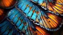 Close Up Of Colorful Wings
