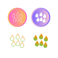 Poster - Humidity Vector Icon