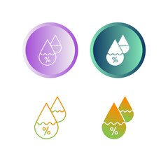 Poster - Humidity Vector Icon