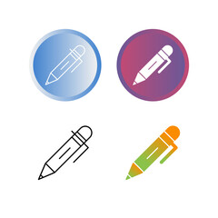 Poster - Pen Vector Icon