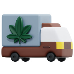 Poster - deliverytruck 3d render icon illustration