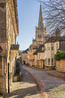 Looking down Barn Hill in Stamford Lincolnshire England