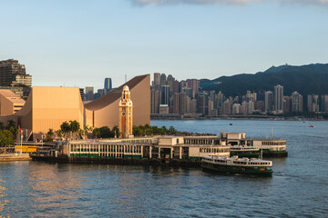 The Clock Tower on the southern shore of Tsim Sha Tsui, Kowloon, Hong Kong, China