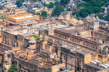 Wall Mural - views of amber fort in jaipur, india