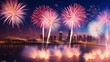 © Young - cinematic new years fireworks wallpaper