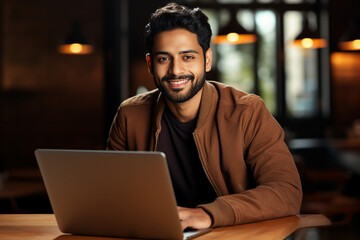 Digital technologies it programmer worker in modern network space working Generative AI