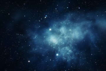 Wall Mural - cosmos background with planets space travel and adventures in dark sky generative ai