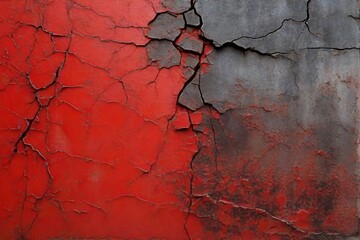 Wall Mural - Black blood red grunge or horror background.