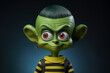 © Haydiddle - Science fiction little green alien with child like features.