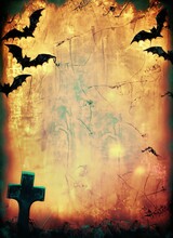 Abstract Halloween Background Suitable For Banner Or Cover