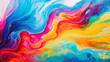 Chaotic energetic colorful swirls tie-dye pattern abstract  background wallpaper