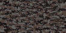 Camouflage Military Hunter. Digital Gray Camouflage. Tree Abstract Brush. Army Dark Grunge. Urban Fabric Pattern.  Seamless Print. Seamless Vector Camouflage. Modern Gray Texture. Dirty Camo Paint.