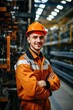 © piai - Technician man industrial worker operator of machine, factory