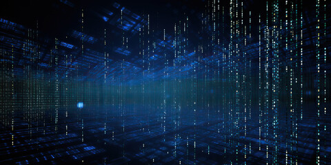 Dark Blue Background with White Dots