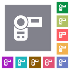 Sticker - Handycam square flat icons