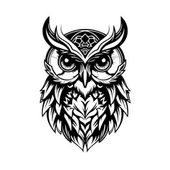 Canvas Print - Owl Vector