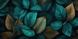 Aerial sunset close up of plant leaves, in the style of dark teal and bronze, chiaroscuro portraitures