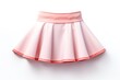 a pink and white skirt