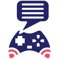 Canvas Print - Game Chat Icon